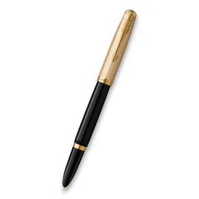 Parker 51 Deluxe Black GT 18K Spitze M